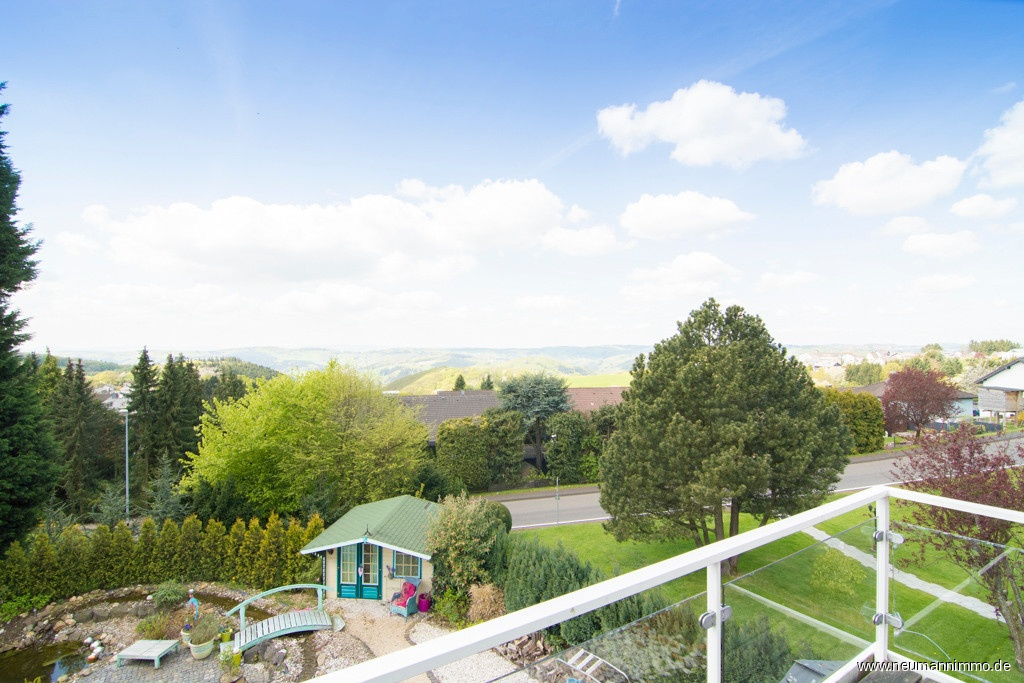 Blick vom Balkon Elternschlafzimmer
