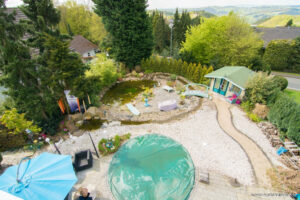 Blick vom Balkon Elternschlafzimmer