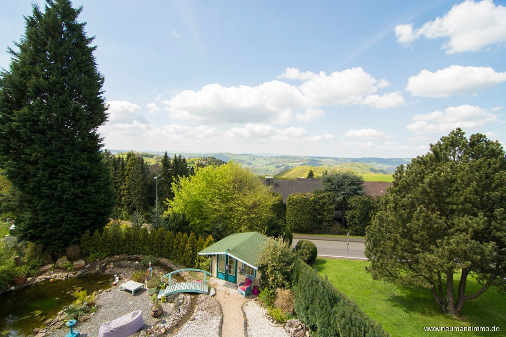 Blick vom Balkon Elternschlafzimmer