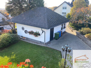 Blick auf die Garage