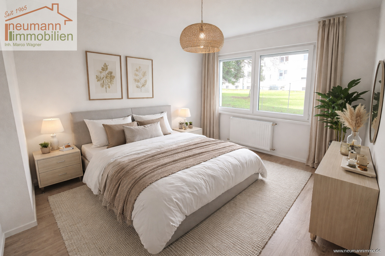 Einrichtungsbeispiel Schlafzimmer