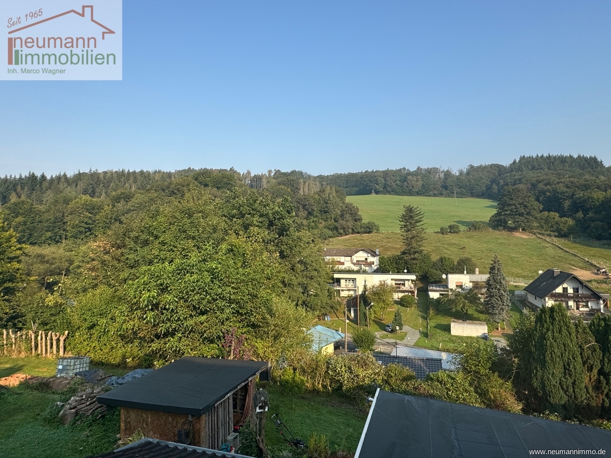 Ausblick vom Balkon