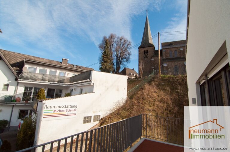 Blick vom Balkon