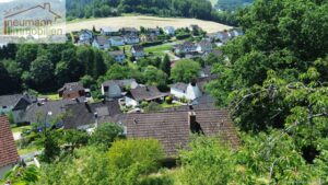 Blick vom oberen Grundstücksteil