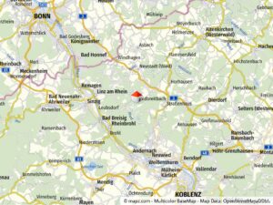 Geolyzer Kartenausschnitt