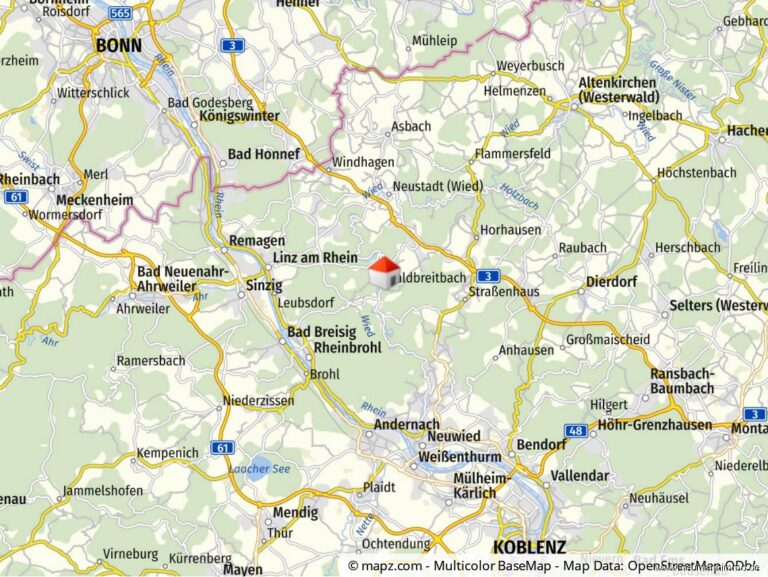 Geolyzer Kartenausschnitt